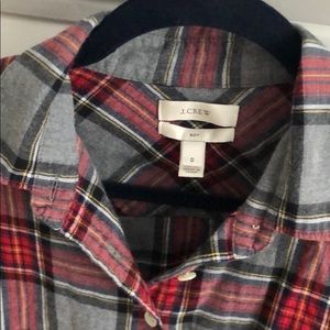 J Crew Flannel Shirt - size 0